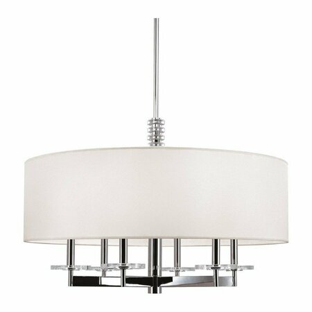 HUDSON VALLEY Chelsea 6 Light Chandelier 8830-PN